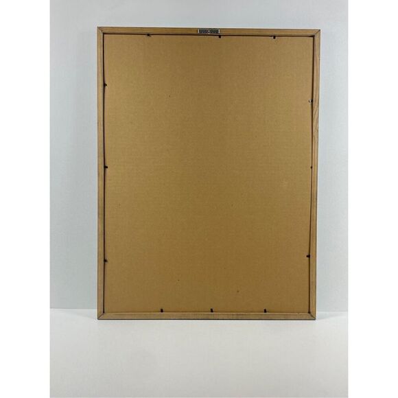 Asian Chinese Folk Art Gouache Bridge Crossing Painting Stamped Signed Framed - Picture 4 of 6